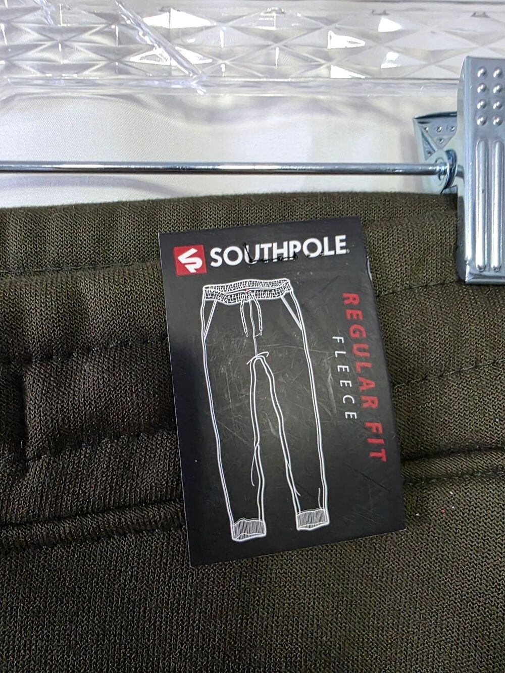 Southpole Boys Jogger Sweatpants SB951570 Olive XL 18-20 Fleece - Picture 3 of 6